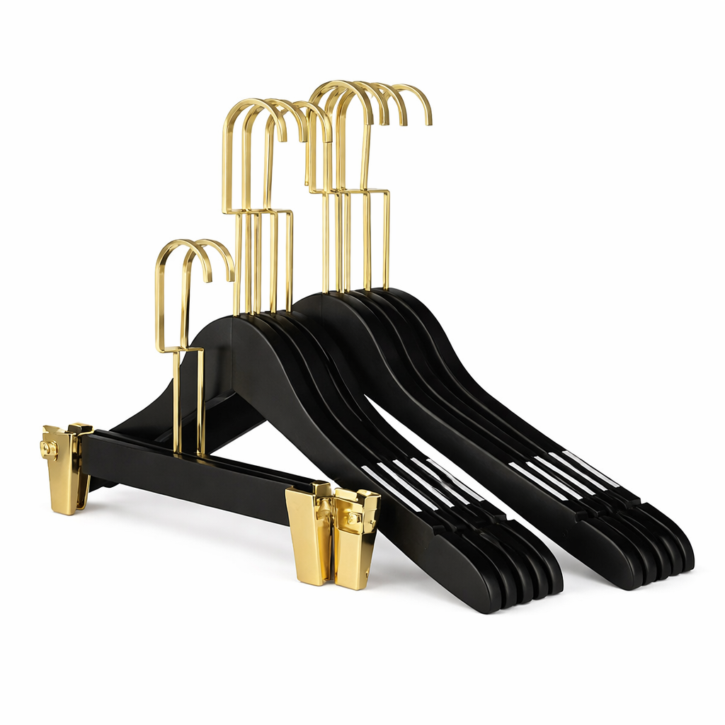 Taren - Black Hanger Set with Clips