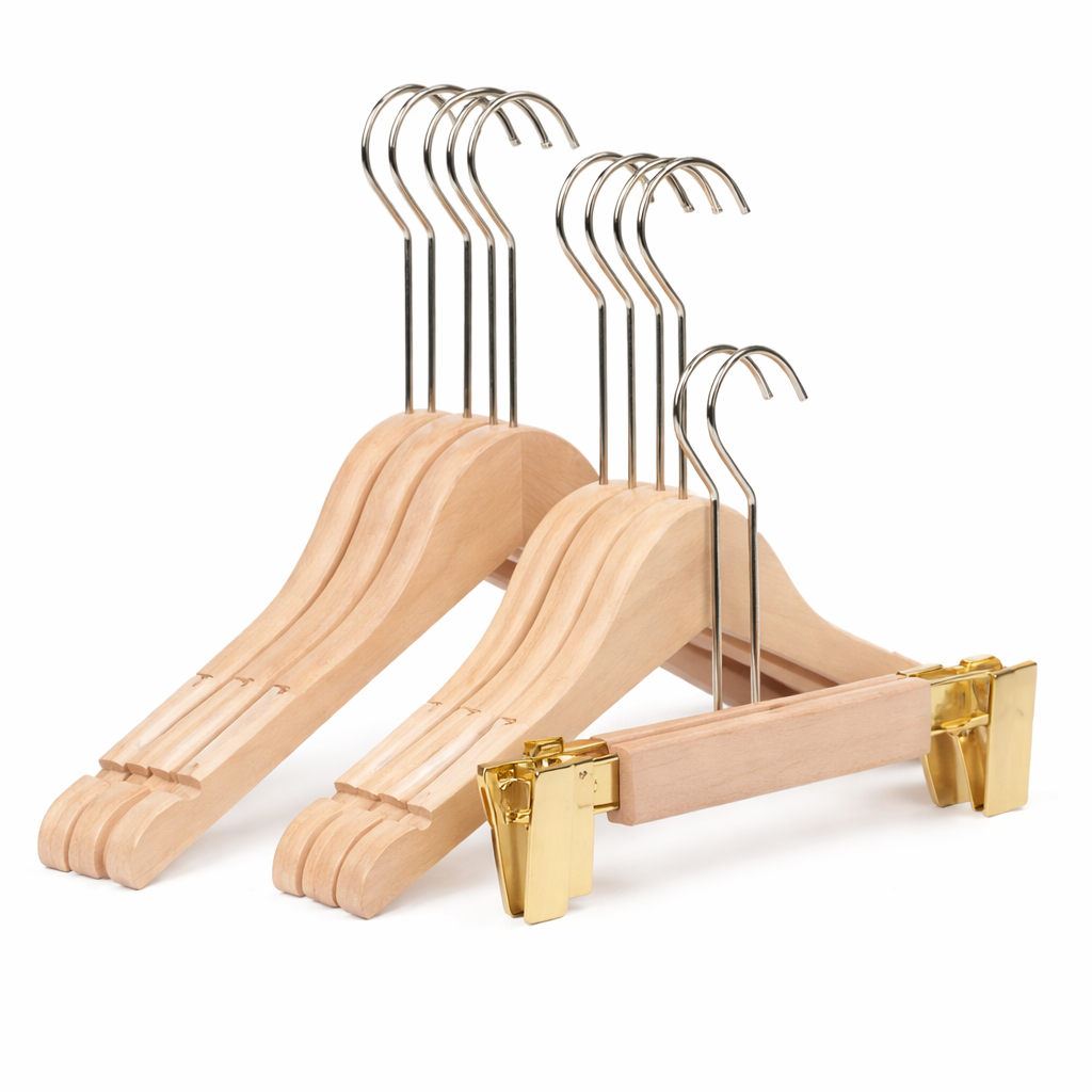 Marden - Wooden Hanger Set with Clips